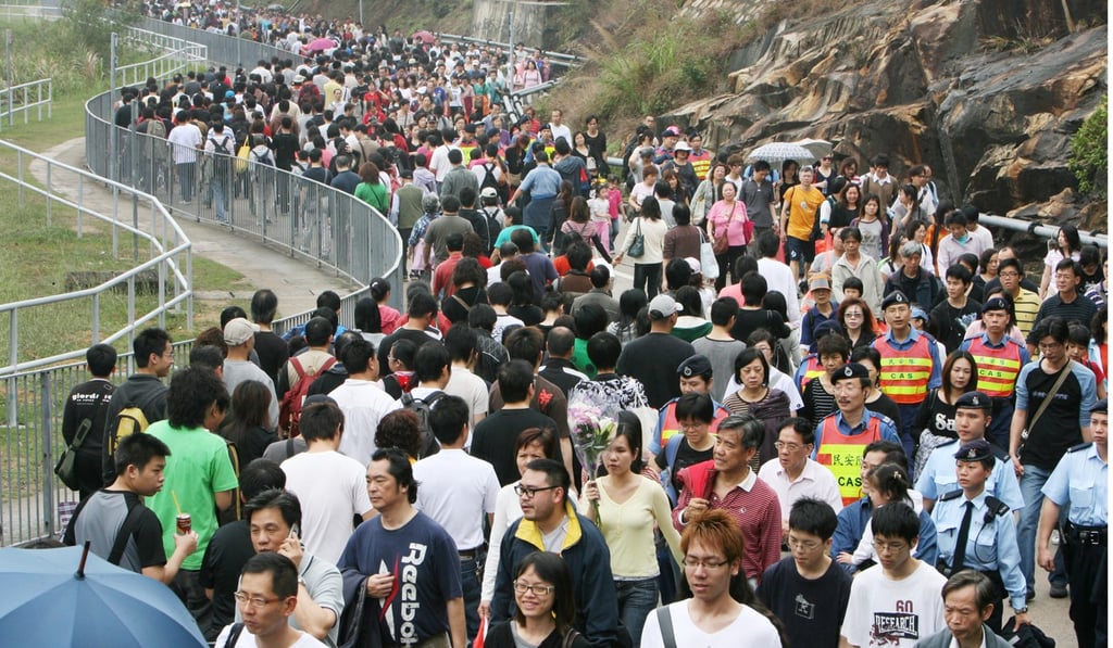Huge crowds gather at cemeteries across Hong Kong every year on the day of the Ching Ming Festival. Photo: SCMP