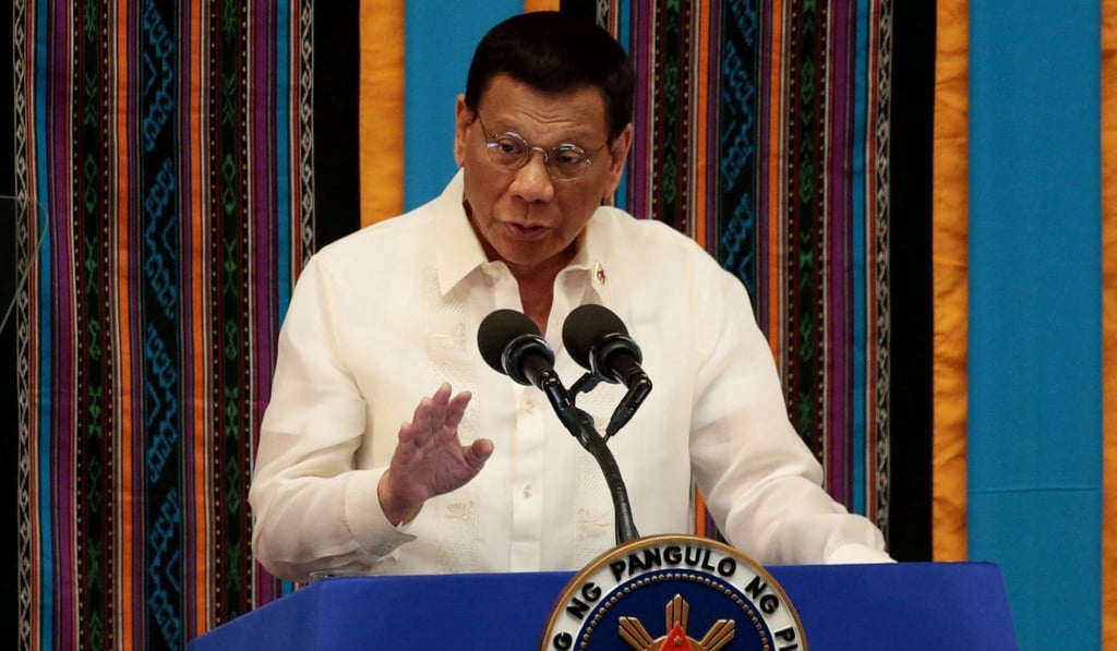 Philippine President Rodrigo Duterte on Thursday announced a host of measures to arrest the spread of the deadly coronavirus in the country. Photo: Reuters