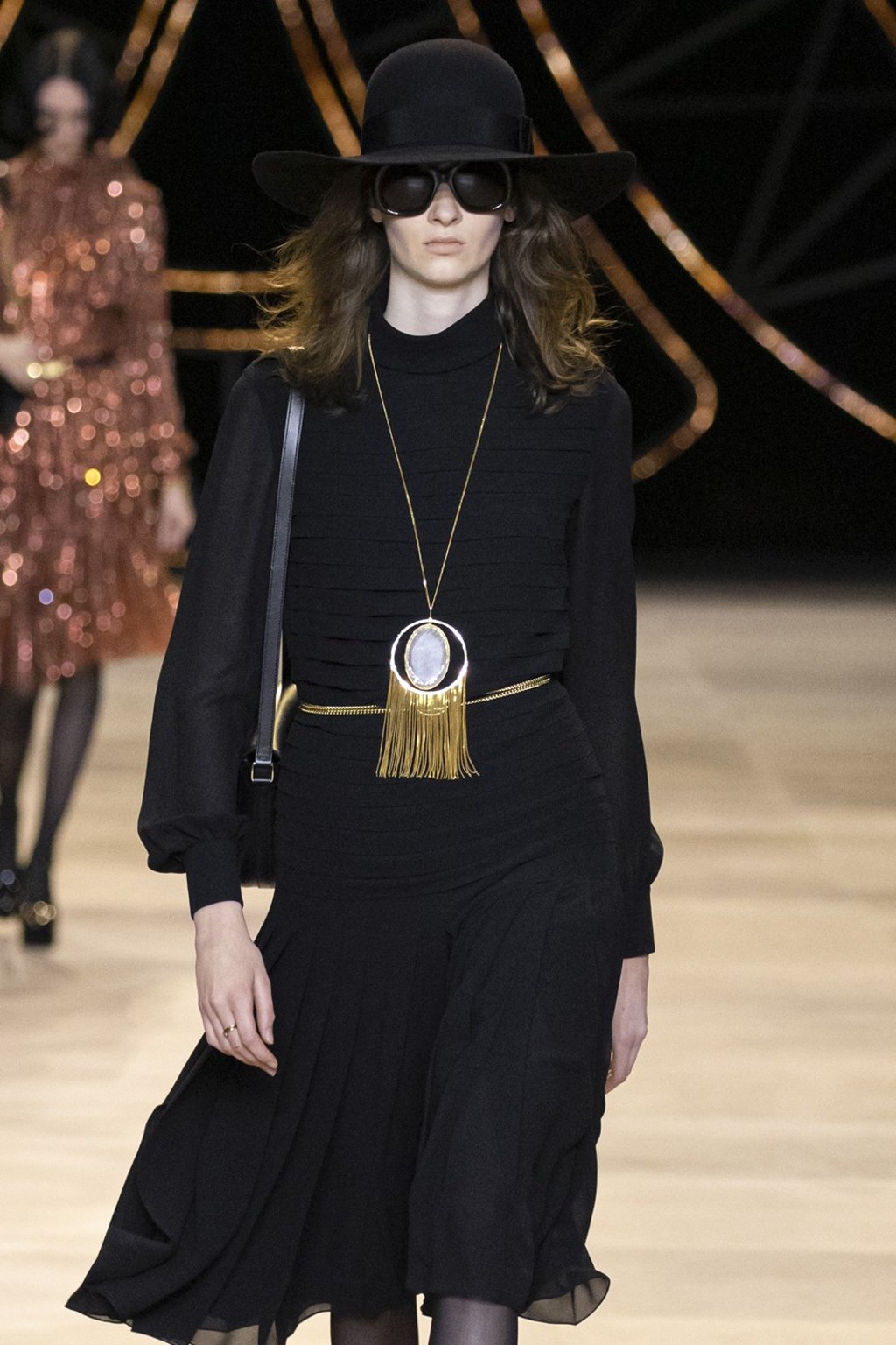 An outfit from Celine's Winter 2020 collection An outfit from Celine's Winter 2020 collection