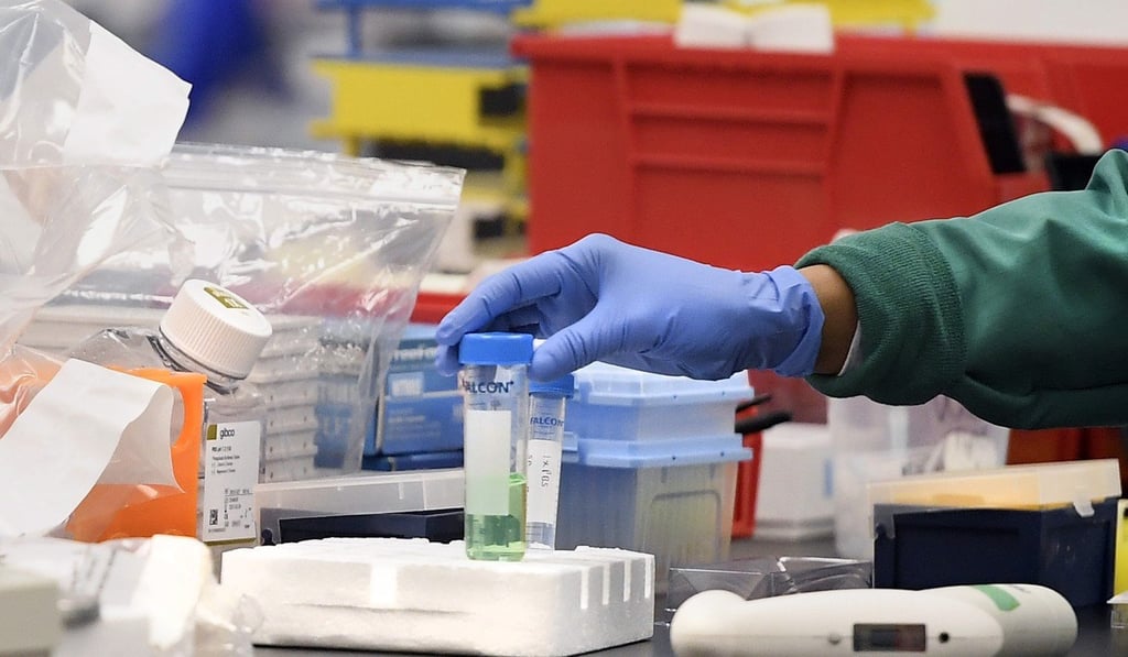 A researcher at Protein Sciences. Photo: AP Photo