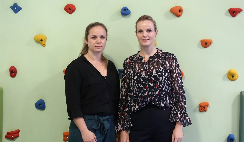Jessica Tuohy (left), clinical director, and Breanna Crockett, managing director of therapy centre Spot, in Wong Chuk Hang. Photo: Jonathan Wong