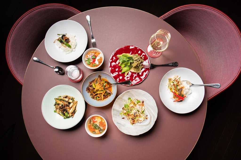 Aaharn by David Thompson features modern Thai dishes.