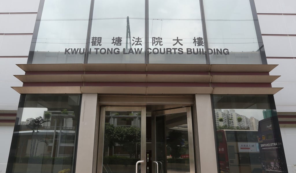 An unofficial first-aid volunteer arrested in September pleaded guilty to using a walkie-talkie without a licence at Kwun Tong court on March 16. Photo: Nora Tam