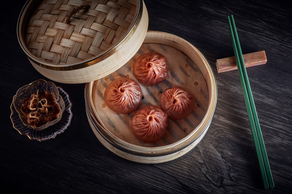 Mala Iberico pork xiaolongbao.