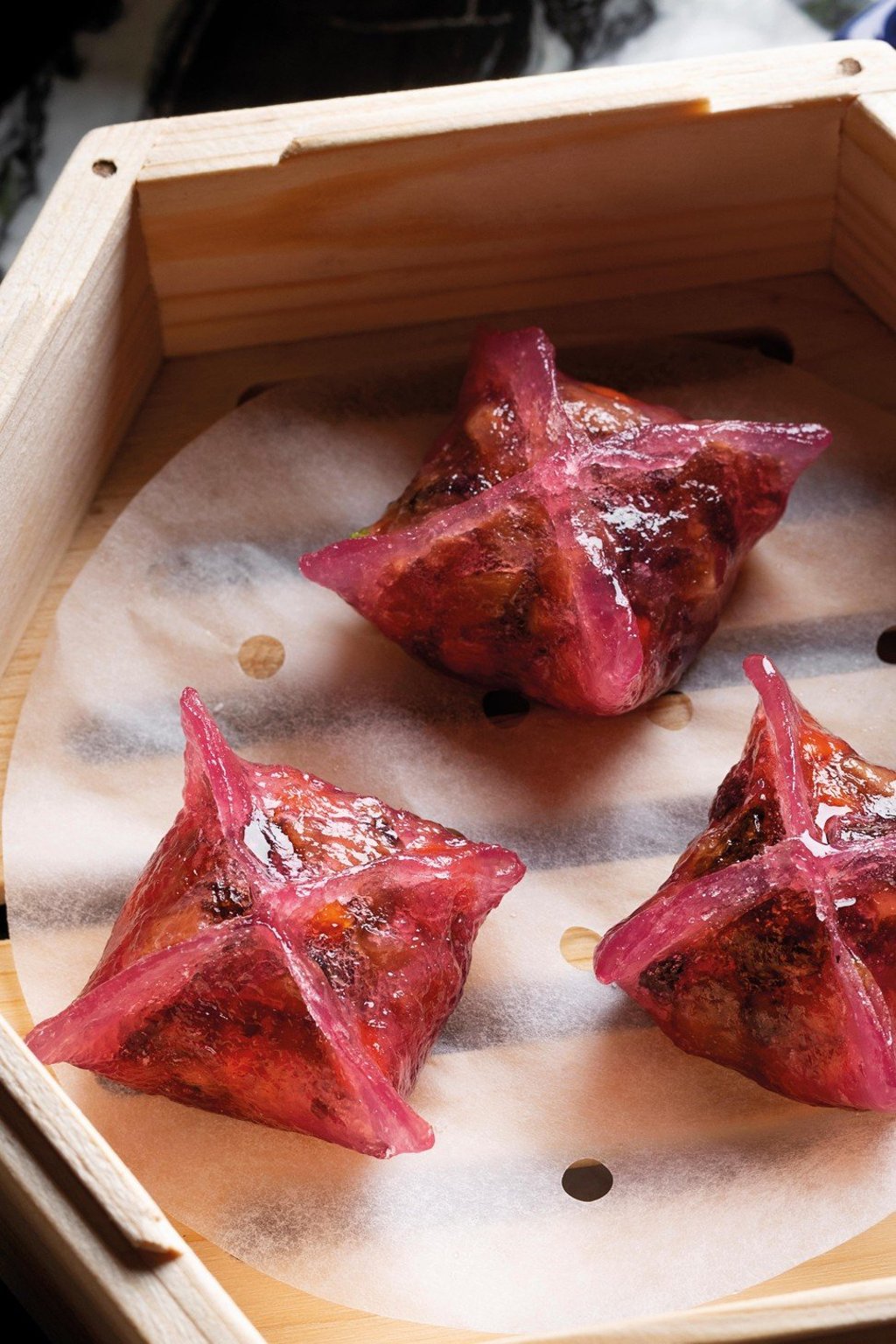 Seasonal wild mushroom dumplings.