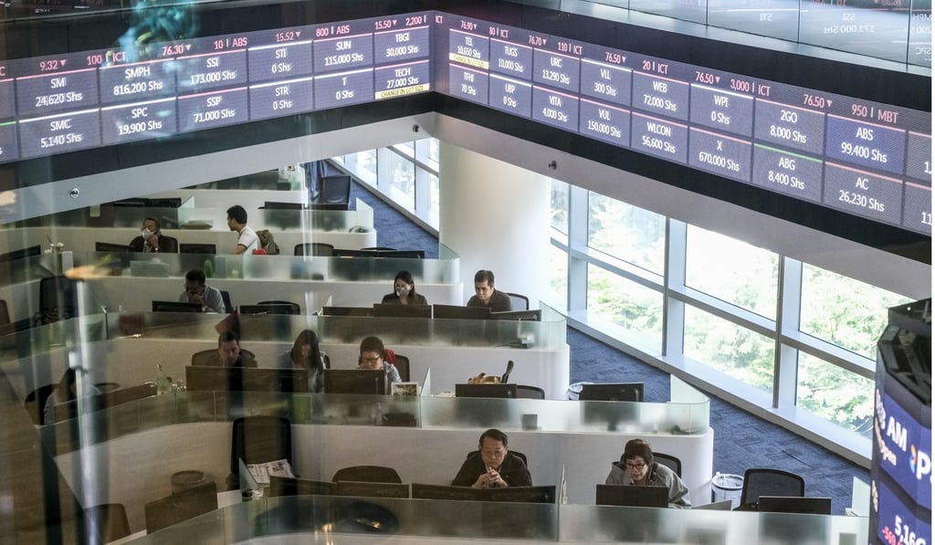 The Philippine Stock Exchange while it was in operation. Photo: Bloomberg The Philippine Stock Exchange while it was in operation. Photo: Bloomberg