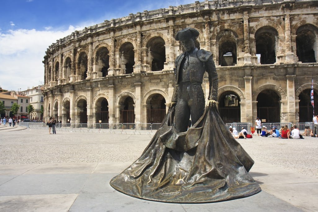 The Roman amphitheatre in Nimes, France. Photo: Shutterstock The Roman amphitheatre in Nimes, France. Photo: Shutterstock