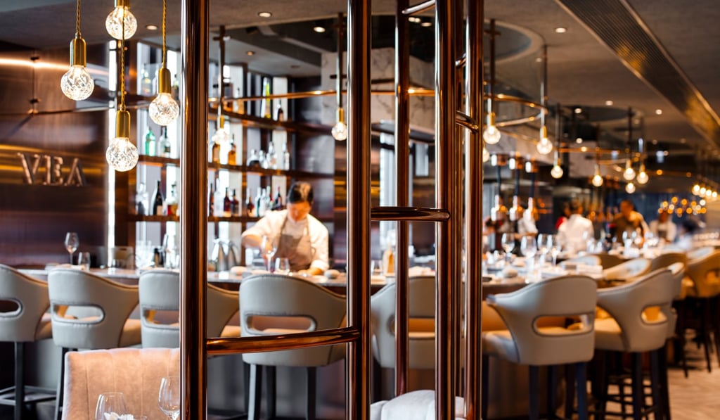 VEA Restaurant and Lounge serves food upstairs and cocktails downstairs. Photo: VEA