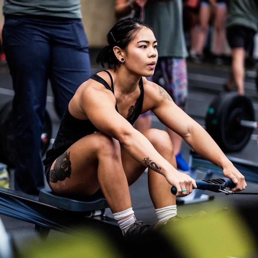 Jar said her and Gap met while doing CrossFit and now live, train and work together doing CrossFit. Photo: Facebook