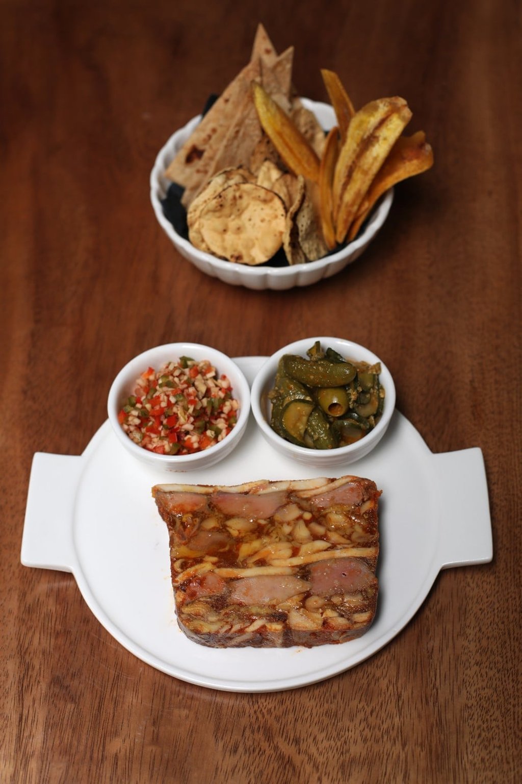 Butter chicken liver terrine. Photo: Xiaomei Chen