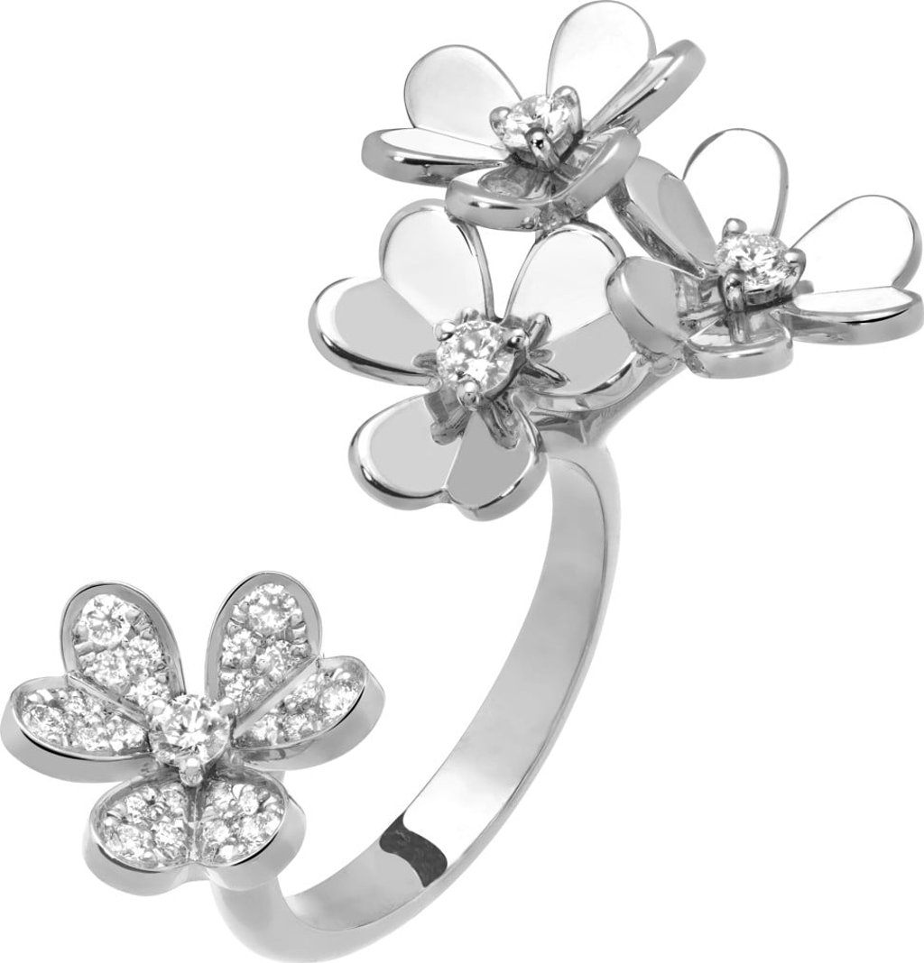 Between the Finger Ring by Van Cleef & Arpels is part of the Frivole collection. Photo: Van Cleef & Arpels