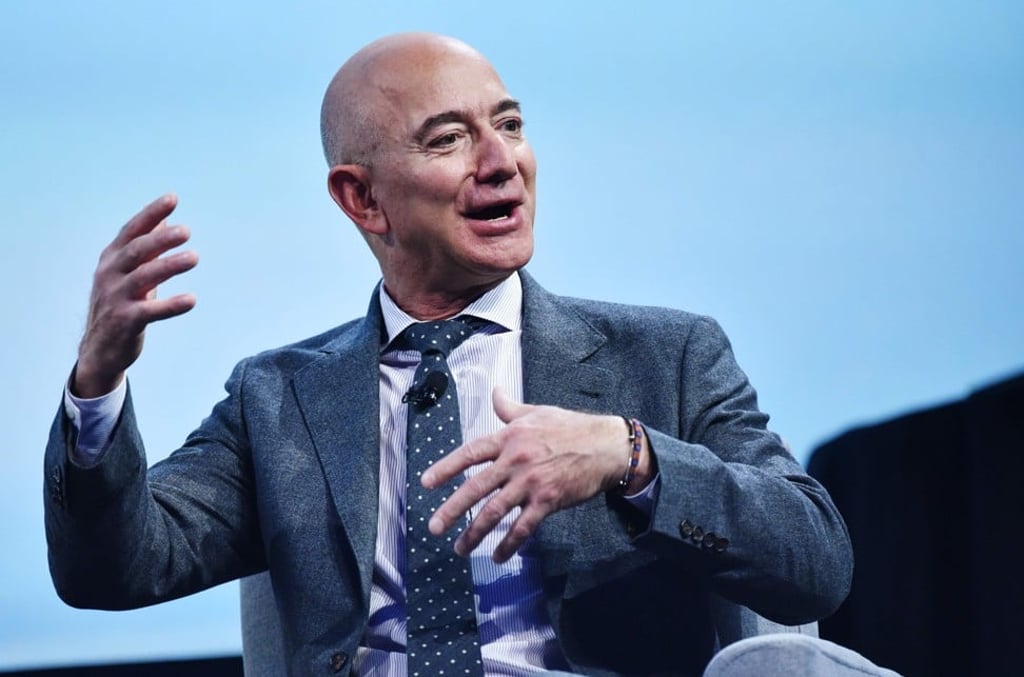 Amazon CEO Jeff Bezos, who has a net worth of more than US$117 billion, is the only one who has not signed on to the philanthropic Giving Pledge commitment. Photo: AFP