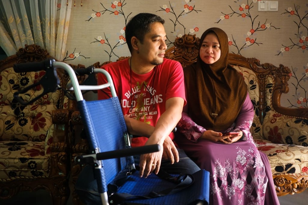 Idham Wazir, left, father of Irfan, is among the victims pushing for more action and accountability from the authorities. Photo: Toh Ee Ming