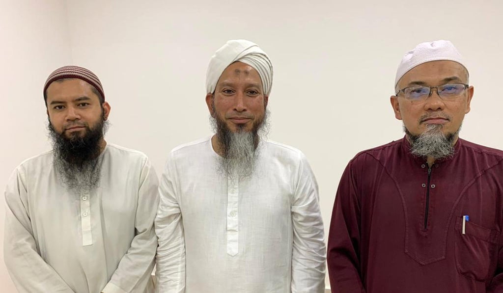 Khairi Akbar, left, at the tabligh. Photo: Handout Khairi Akbar, left, at the tabligh. Photo: Handout