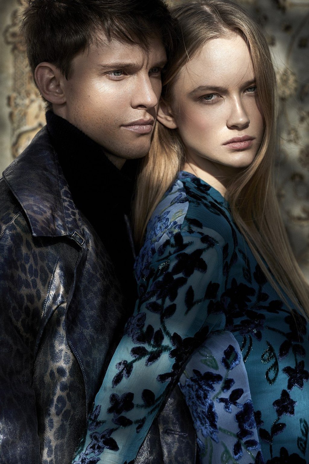 Chris: Dior Homme coat, HK$44,000, jumper, HK$16,000; Bianca: Chloé dress, HK$41,300. Photo: Kate Davis-Macleod