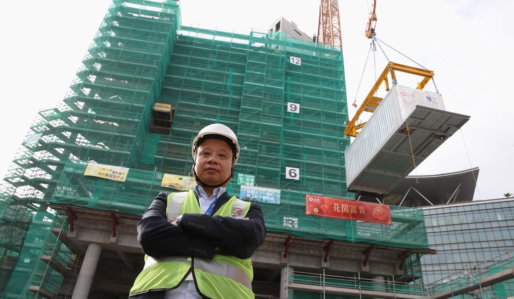 Simon Wong Yuk-sun, chief project development officer at Science Park, sees the new prefabricated units as a way of attracting international tech talent who would work nearby. Photo: Winson Wong