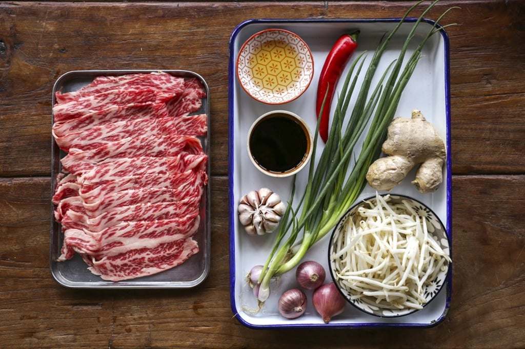 The ingredients for the dish. Photo: Jonathan Wong