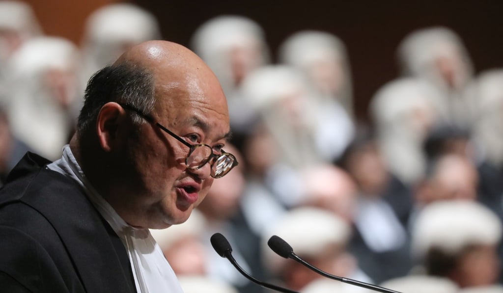 Chief Justice Geoffrey Ma says the judiciary will consider allowing certain types of proceedings to resume soon. Photo: Sam Tsang