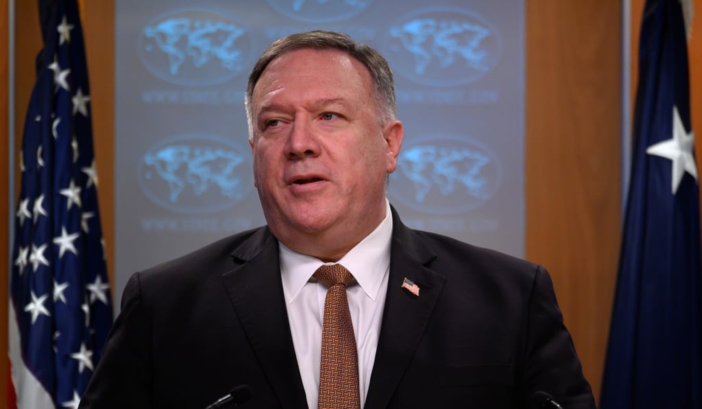 US Secretary of State Mike Pompeo said sanctions against Iran will remain in place. Photo: Reuters US Secretary of State Mike Pompeo said sanctions against Iran will remain in place. Photo: Reuters