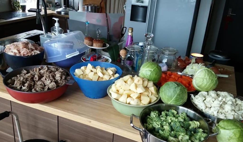May Fung and her friend cook in their homes in Sai Kung to serve meals to homeless Hongkongers from their own pockets. Photo: Handout