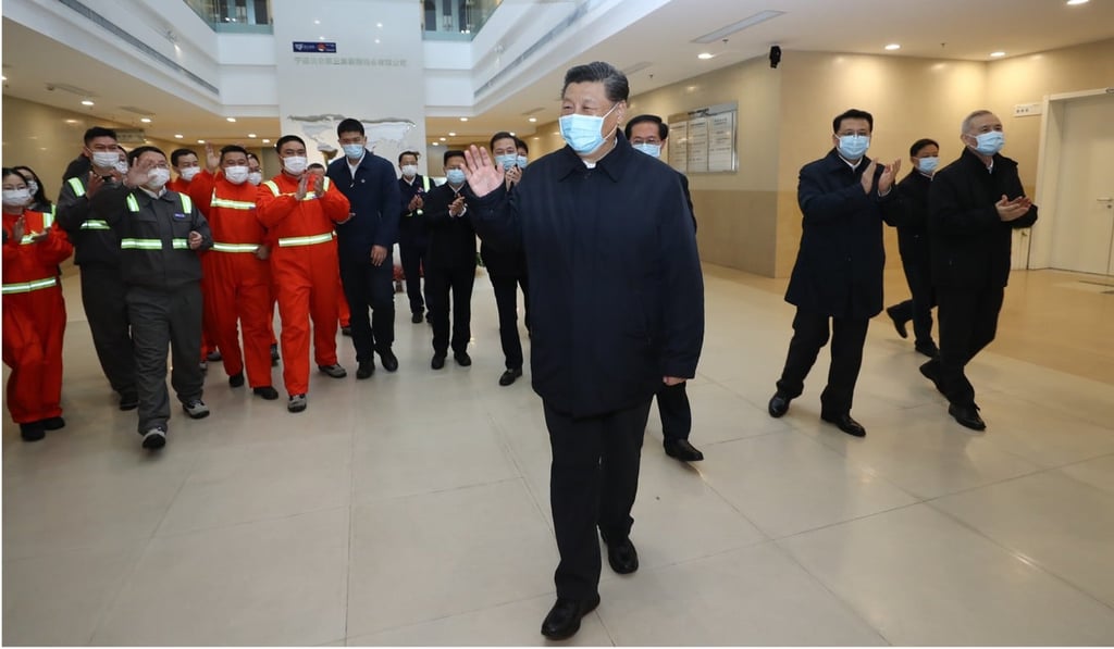 Xi’s choice of destination was a clear message that restarting the economy is a top priority. Photo: Xinhua Xi’s choice of destination was a clear message that restarting the economy is a top priority. Photo: Xinhua