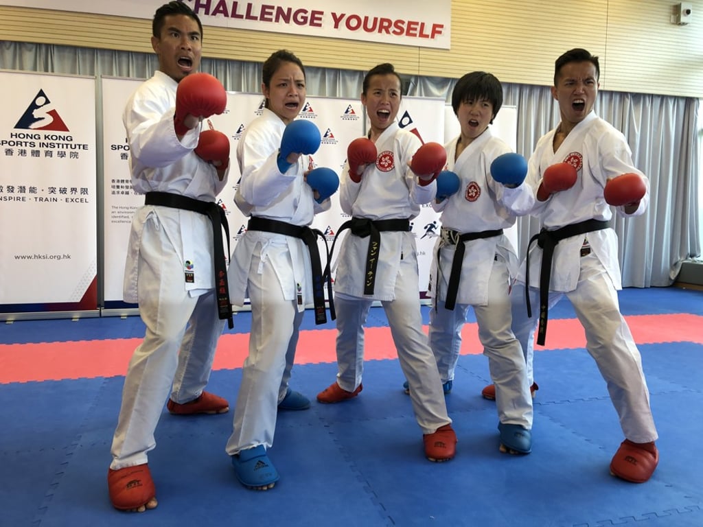 Lee Chun-ho (right) and Tsang Yee-ting (middle) have tested positive of coronavirus and are under treatment in hospital. Photo: Chan Kin-wa