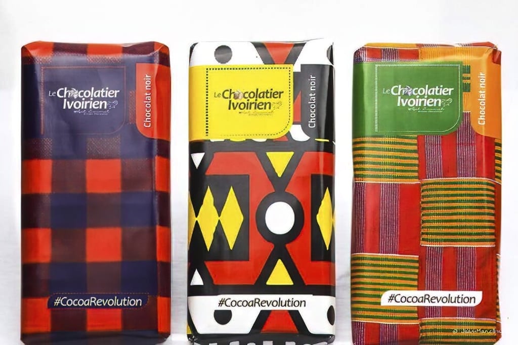 Chocolate bars from Le Chocolatier Ivoirien. Photo: InterContinental Hong Kong