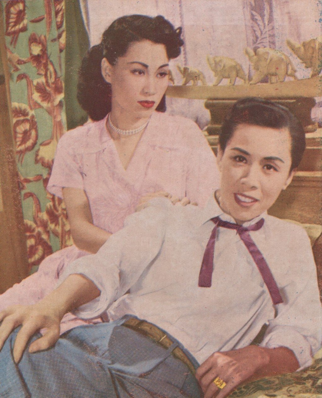 Chinese opera singers and movie stars Yam Kim-fai and Pak Suet-sin 1952. Photo: SCMP