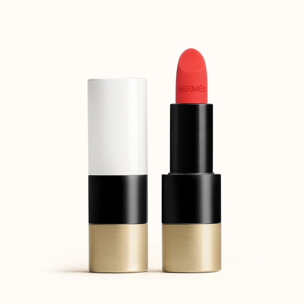 Hermès' new rouge lipstick is refillable to minimise plastic use. Photo: handout
