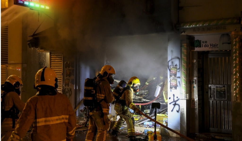 Best Mart 360 outlets have been a target of radical protests for months now. The one pictured was firebombed in October. Photo: K.Y. Cheng