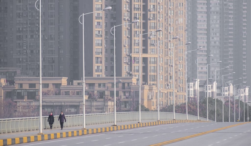 By January 28, when this photo was taken, Wuhan appeared almost deserted, after lockdown was imposed on January 23. Photo: AP