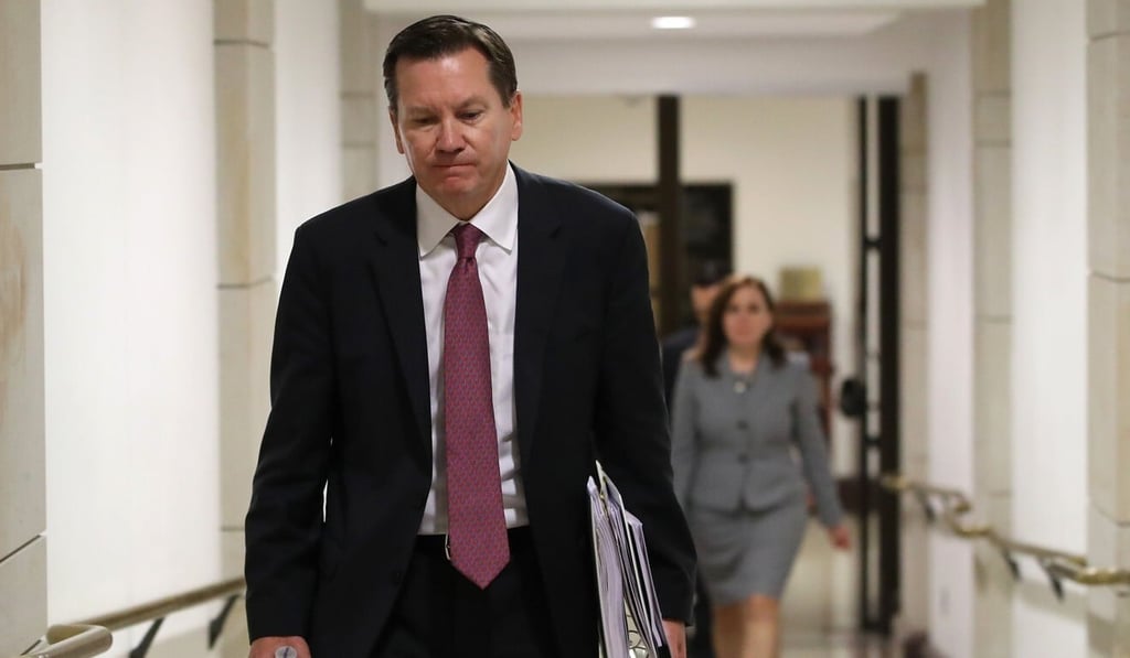 Michael Atkinson, inspector general of the intelligence community, pictured in October. Photo: AFP