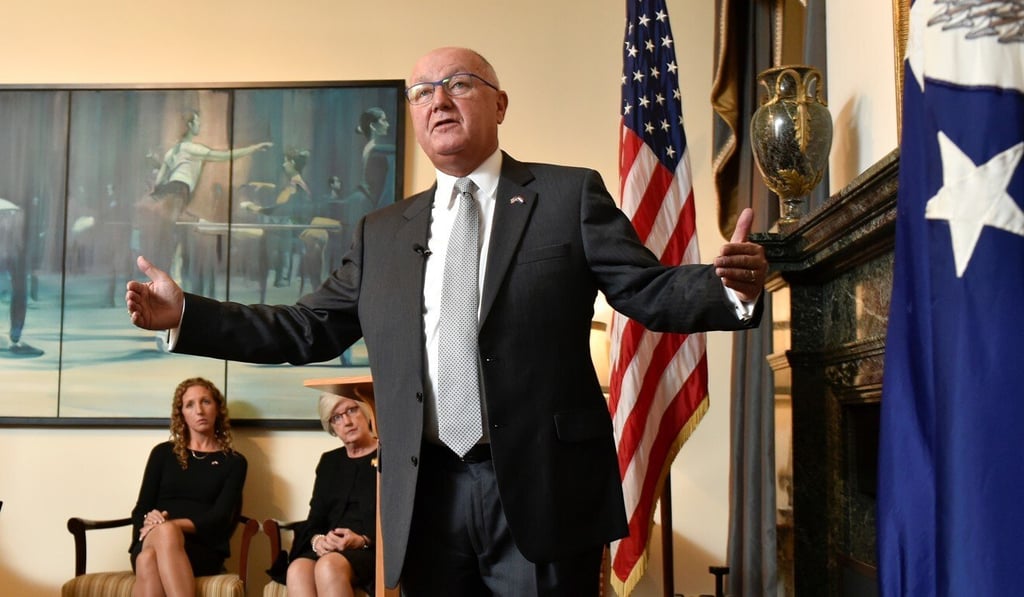 US ambassador to the Netherlands Pete Hoekstra accused China of misreporting on the coronavirus pandemic. Photo: AFP US ambassador to the Netherlands Pete Hoekstra accused China of misreporting on the coronavirus pandemic. Photo: AFP