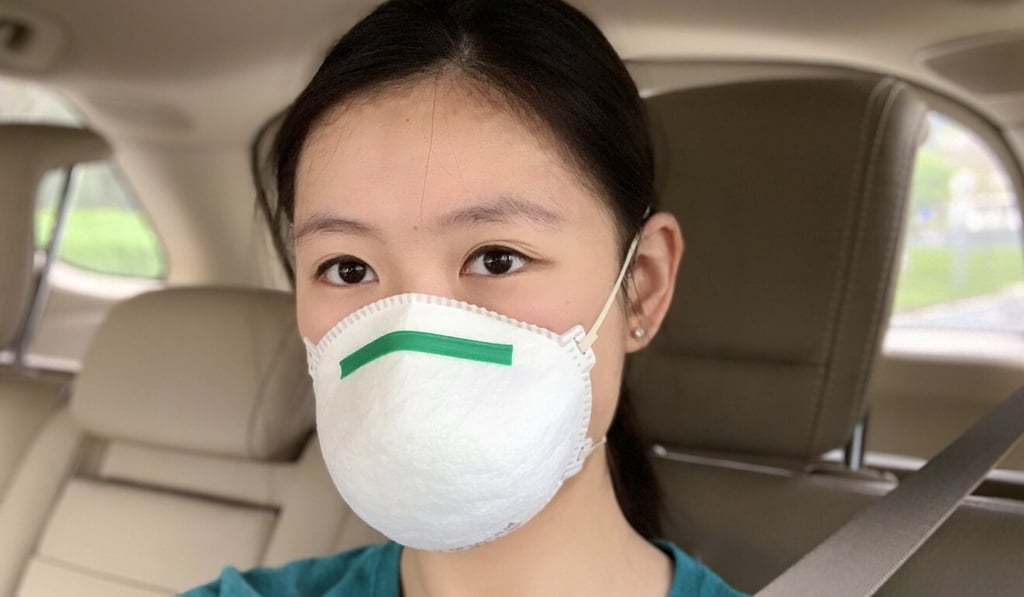 Young Post reporter Veronica Lin at the Shenzhen Bay Control Point on March 13. Photo: Veronica Lin Young Post reporter Veronica Lin at the Shenzhen Bay Control Point on March 13. Photo: Veronica Lin