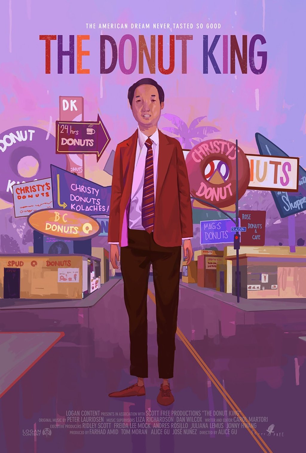 Poster for The Donut King, directed by Alice Gu.