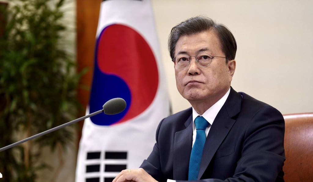 South Korean President Moon Jae-in said the public fury at Cho’s alleged crimes was ‘justifiable’. Photo: AFP