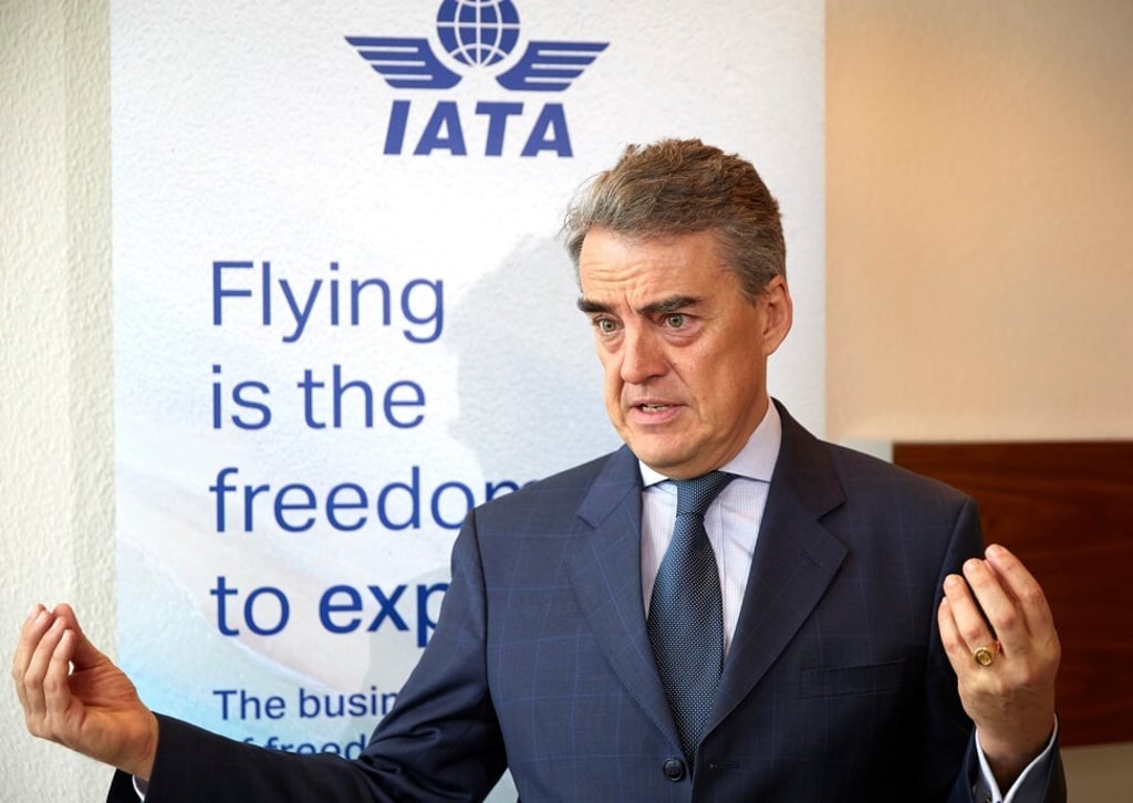 Alexandre de Juniac, the head of the International Air Transport Association. Photo: Reuters