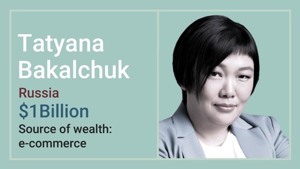 Tatyana Bakalchuk looks happy with the wealth she’s accrued. Photo: @Forbes/Twitter