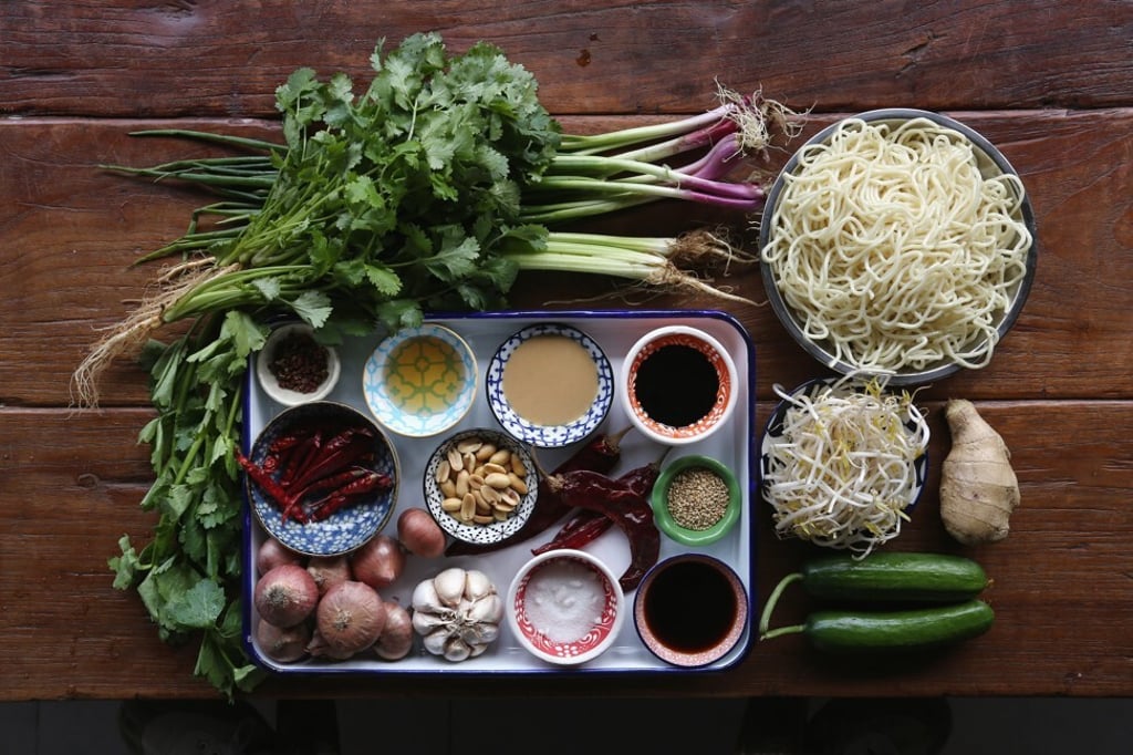 The ingredients for the dish. Photo: Jonathan Wong