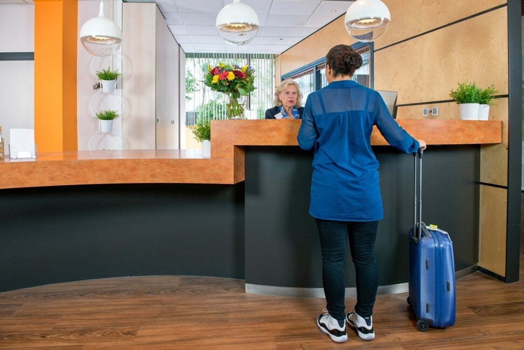 There's nothing worse than arriving at an airport hotel and enduring a lengthy check in. Photo: Shutterstock There's nothing worse than arriving at an airport hotel and enduring a lengthy check in. Photo: Shutterstock