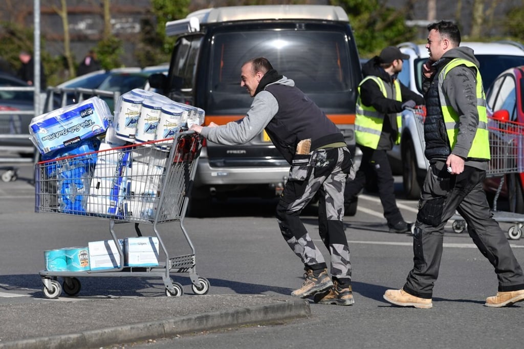 People seem to need a lot of toilet paper. Maybe it’s all the takeaway food. Photo: AFP