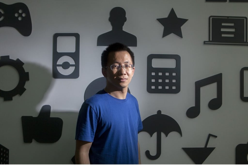 Zhang Yiming, founder and chief executive of ByteDance, aims to have a global workforce of 100,000 by the end of this year, as the company expands its operations. Photo: Bloomberg