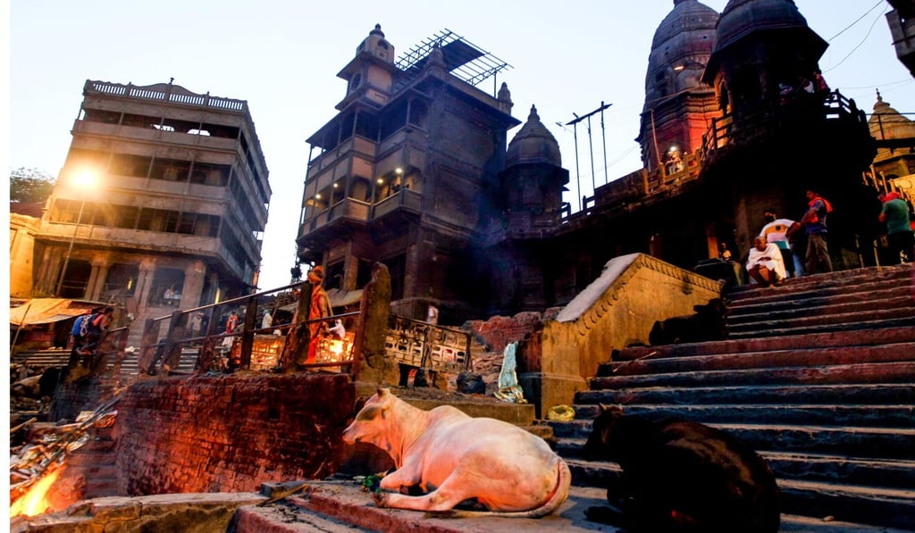 A view of Manikarnika Ghat on the banks of the Ganges river last week during the ongoing government-imposed coronavirus lockdown. Photo: AFP A view of Manikarnika Ghat on the banks of the Ganges river last week during the ongoing government-imposed coronavirus lockdown. Photo: AFP