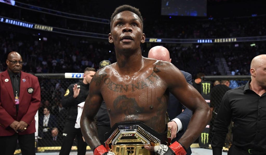 Israel Adesanya should look to Jon Jones if he wants to continue to build his legacy. Photo: Jeff Botari/Zuffa LLC