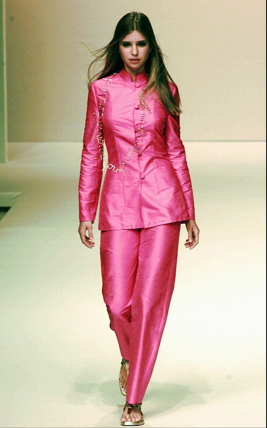 Ivanka Trump at 15 – on the catwalk for Enrico Coveri's youth line in Milan, 1996. Photo: AP Photo