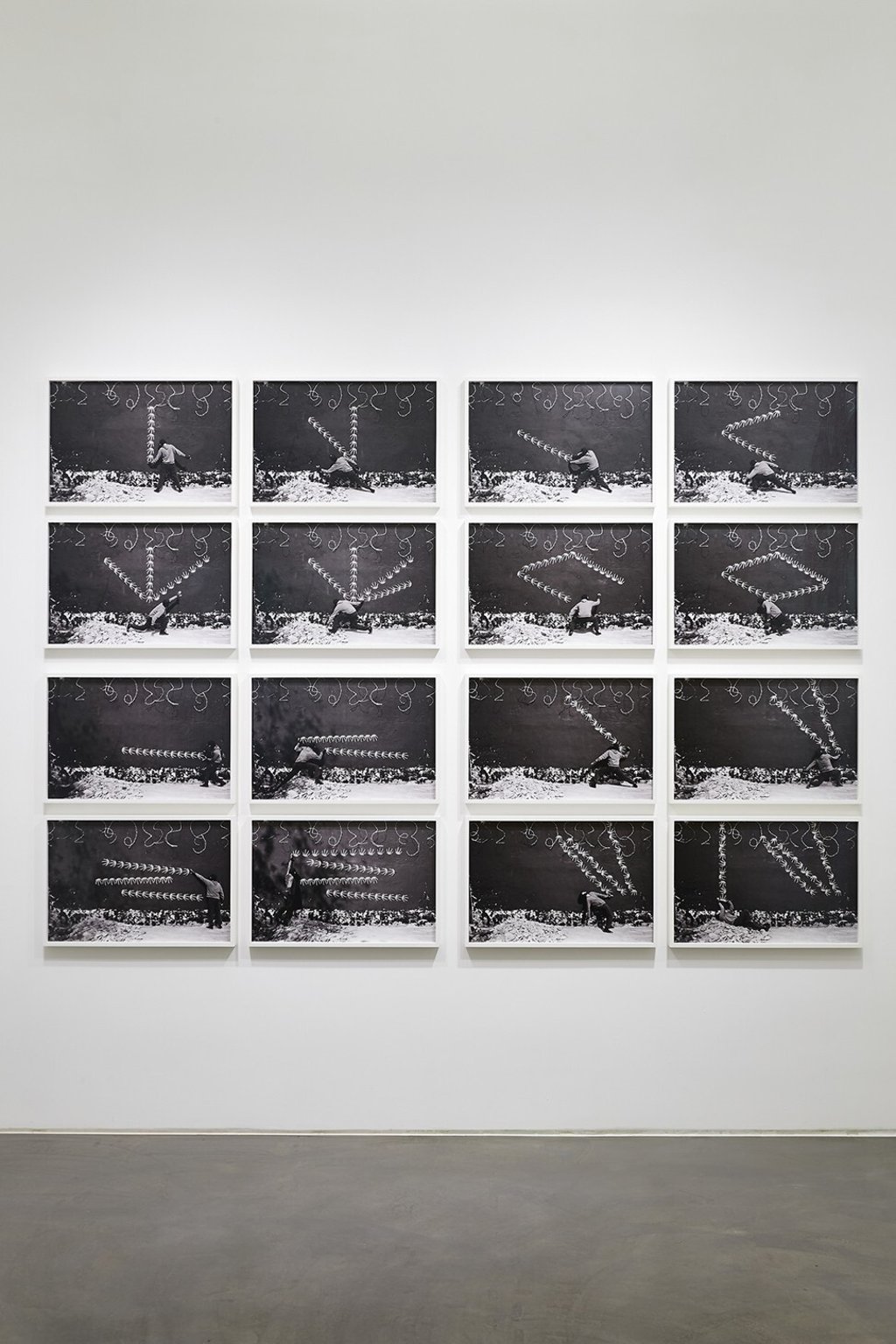 Robin Rhode’s work Four Plays.