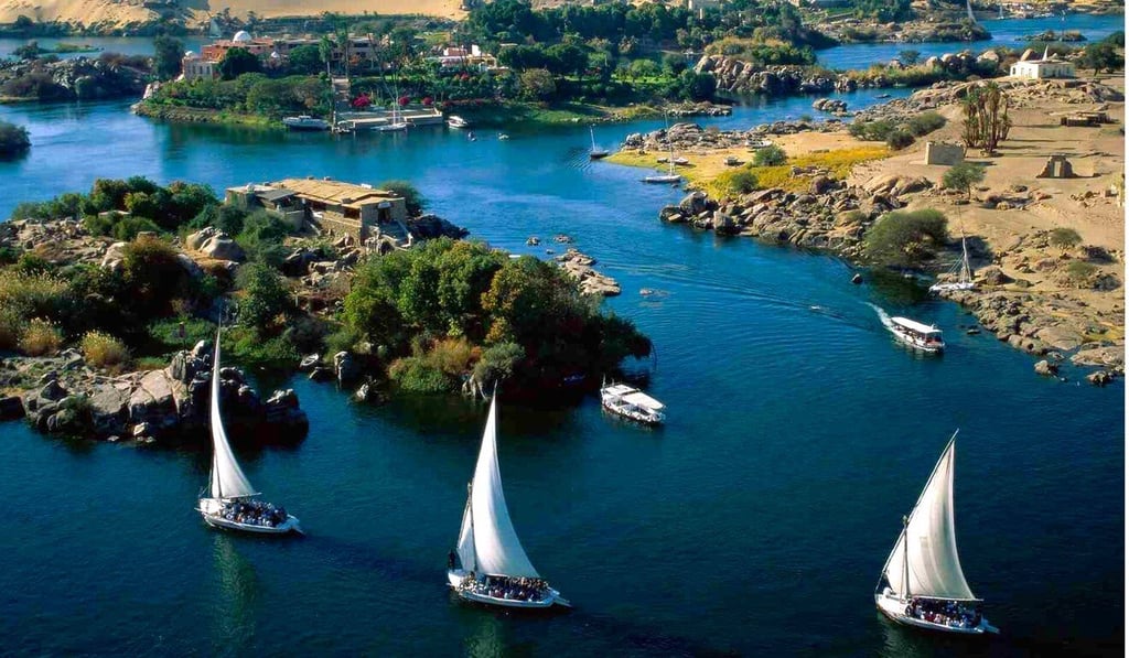 Feluccas sailing on the River Nile in Egypt. Photo: Handout