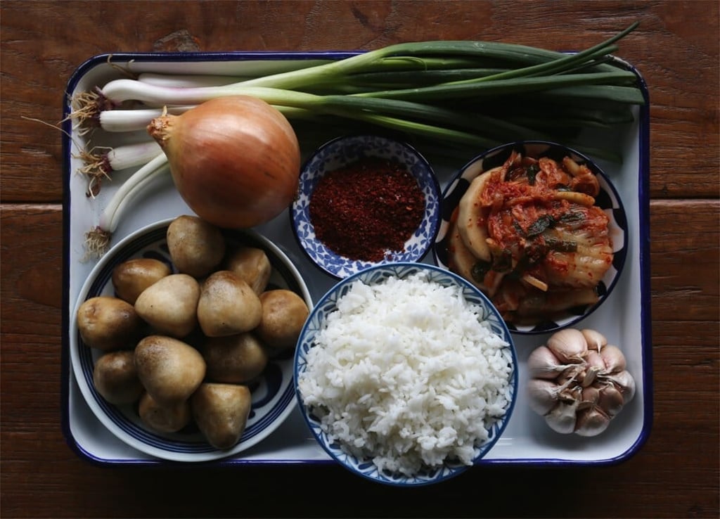 The ingredients for the dish. Photo: Jonathan Wong