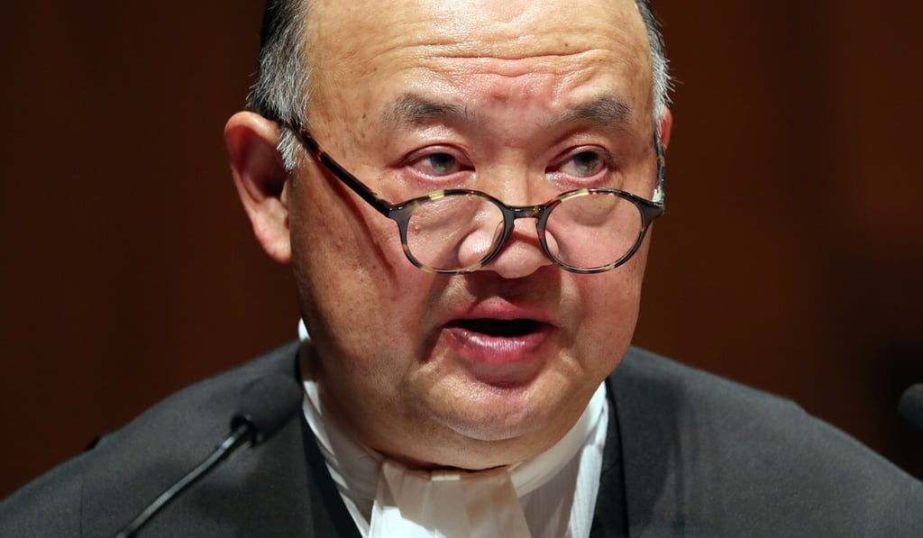 Chief Justice Geoffrey Ma took the rare step of issuing a public statement in response to the report. Photo: Robert Ng