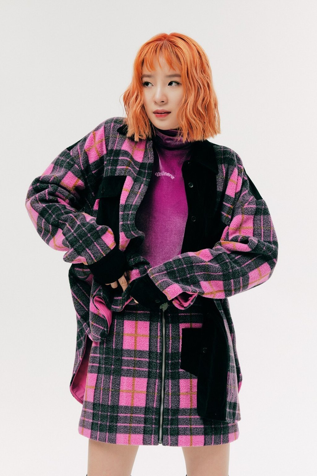 IRENE Shadow Plaid Jacket Social media star Irene Kim on why her 